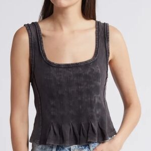 Free People Roller Peplum tank top! NWT!